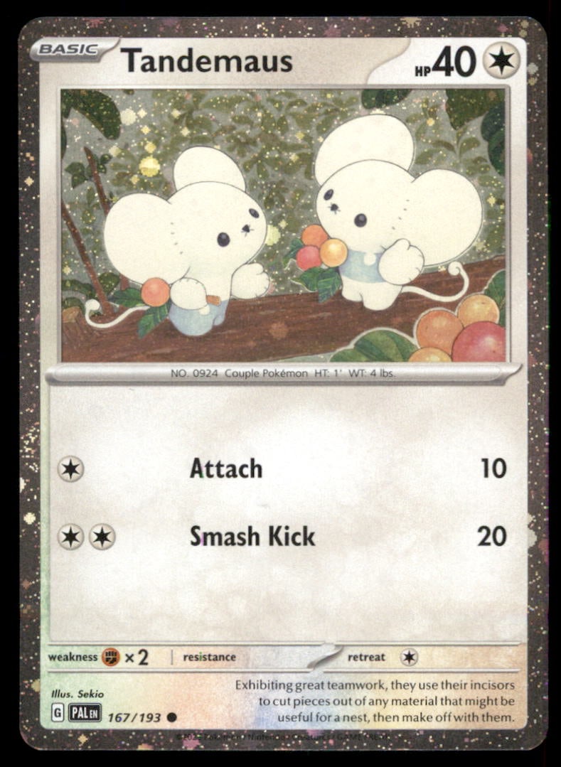 Tandemaus 167/193 Paldea Evolved Pokemon Card: We offer combined shipping on multiple items. Buyers may also arrange their own shipping. LiveShipping is a separate and independent option for shipping that is NOT a part of the auction house or thei