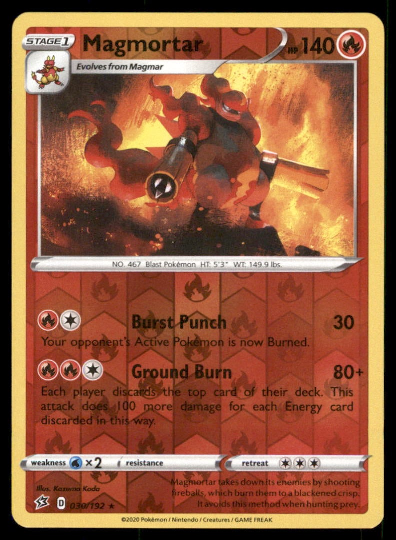 Magmortar 030/192 Rebel Clash Pokemon Card Reverse Holo: We offer combined shipping on multiple items. Buyers may also arrange their own shipping. LiveShipping is a separate and independent option for shipping that is NOT a part of the auction house or thei