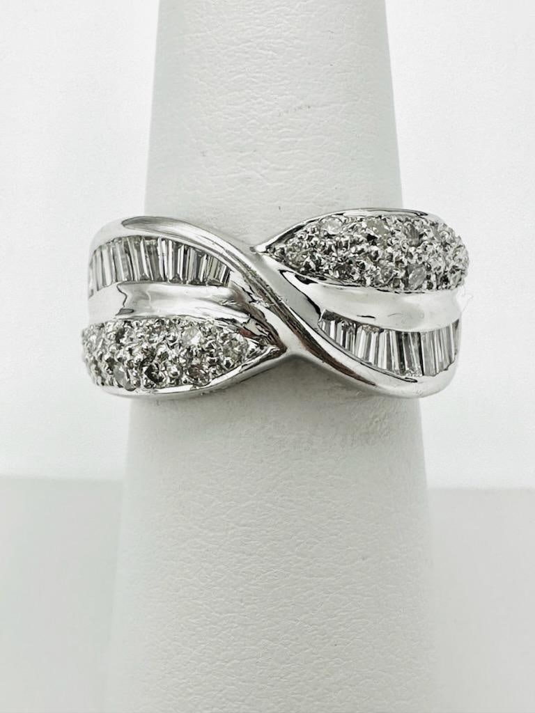 18KT White Gold Natural Diamond Ring # 2046 (1 of 4)