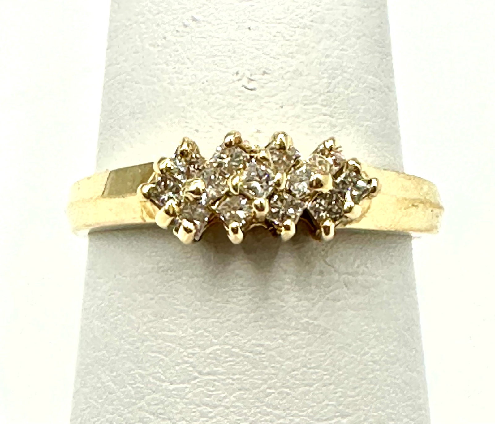Natural Diamond Ring, 14KT Yellow Gold # 2219 (1 of 4)