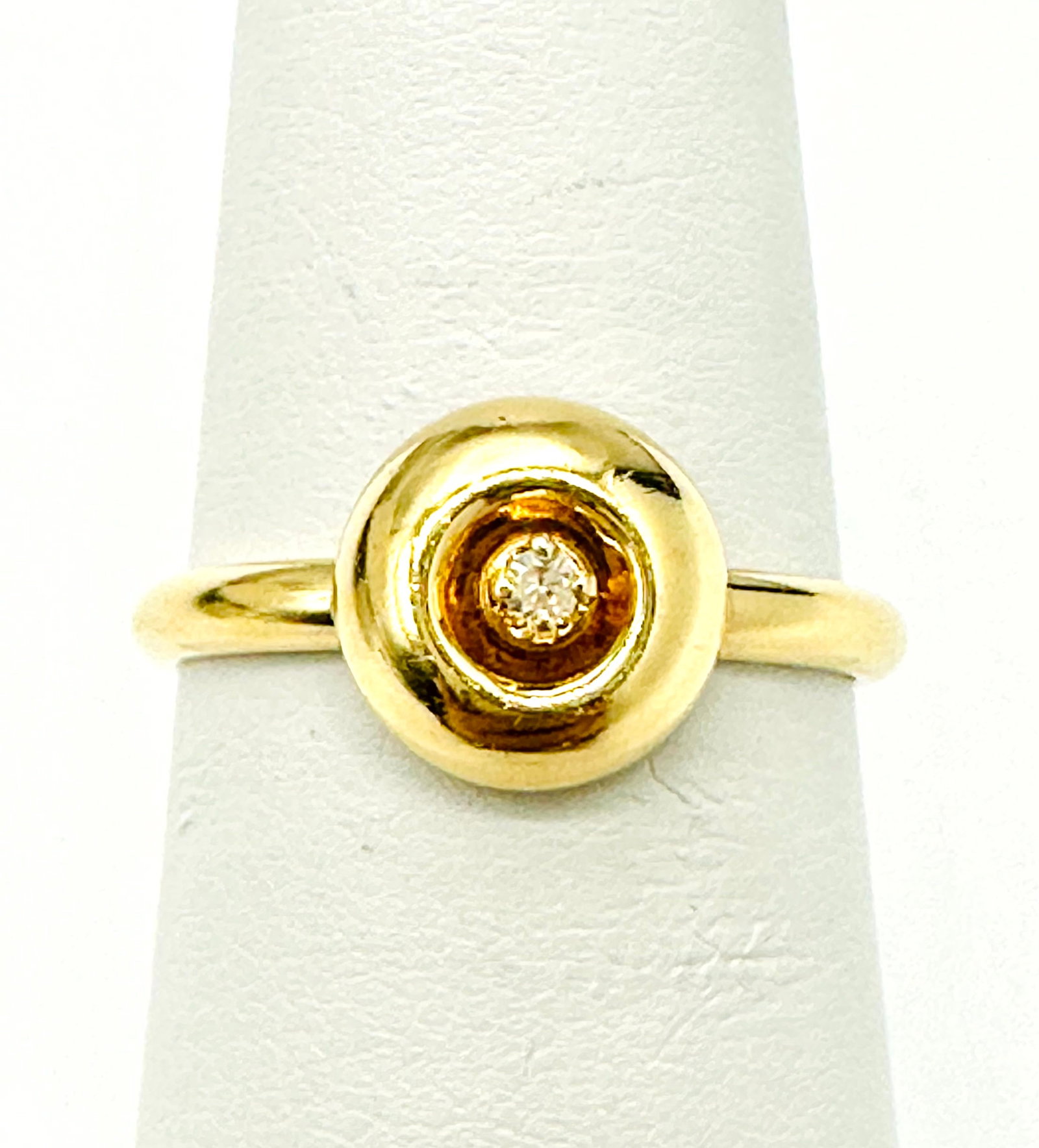 Natural Diamond Ring, 14KT Yellow Gold # 2265 (1 of 4)