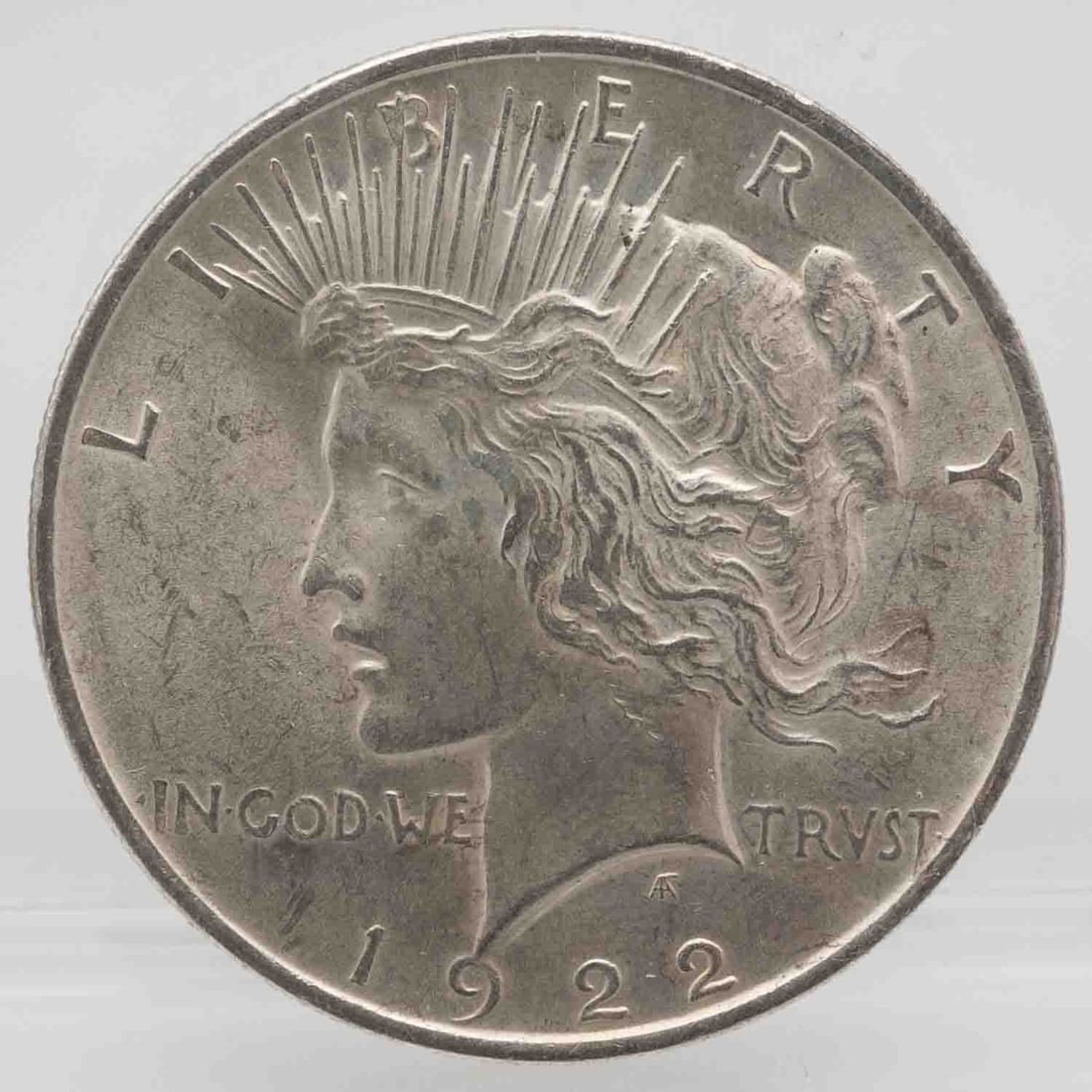 1922 American Peace Silver Dollar MS: Subject: American Peace Silver Dollar Medium: 900 Silver Year: 1922 Condition: MS Note: Any condition statement is given as an opinion and should not be treated as a statement of fact. Please see