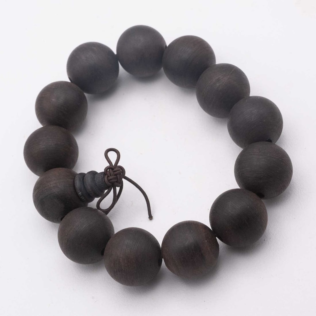 Chinese Zitan Wood Bead Bracelet (1 of 3)