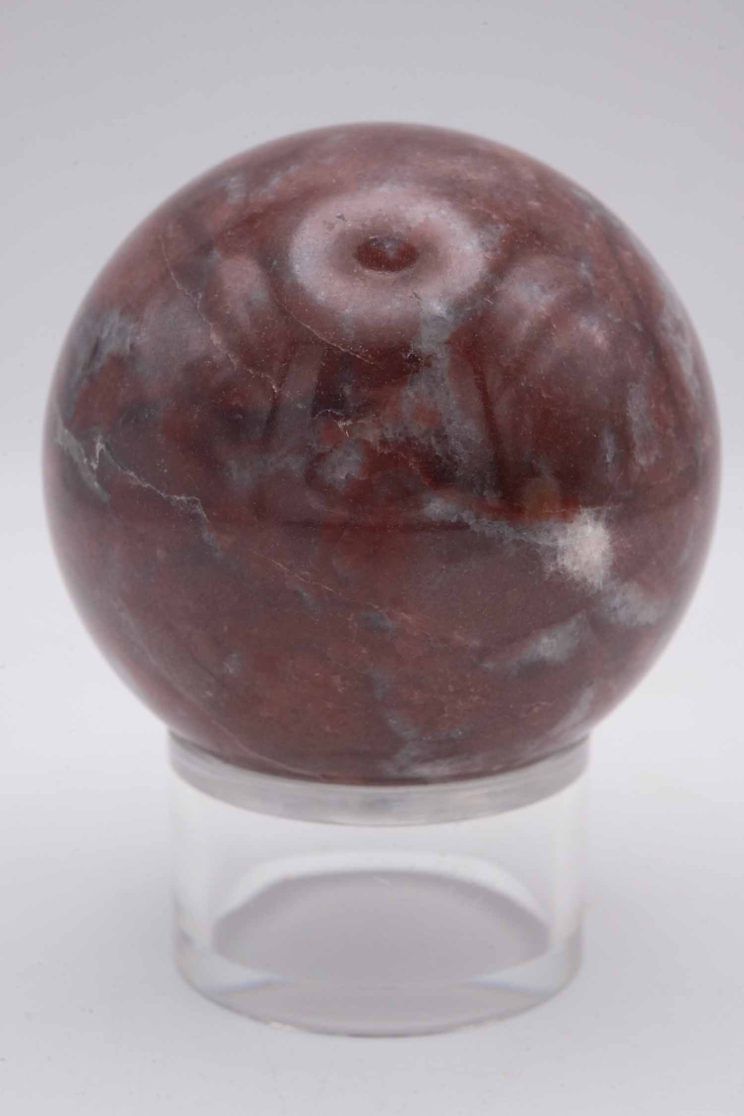Red Jasper Sphere Sphere on Stand - 5