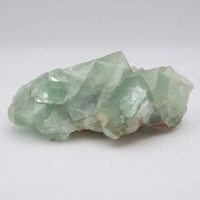 Natural Green Fluorite Crystal Cluster