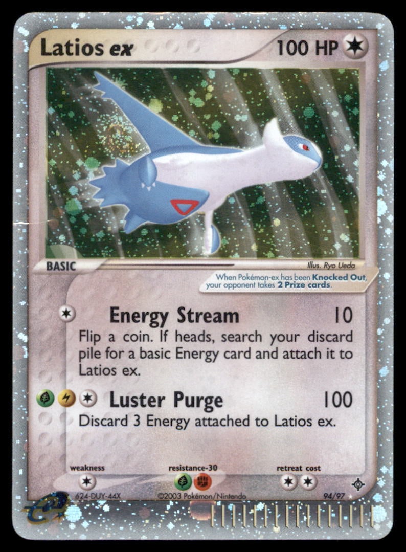 Latios ex 94/97 Holo Dragon Pokemon Card Holo: We offer combined shipping on multiple items. Buyers may also arrange their own shipping. LiveShipping is a separate and independent option for shipping that is NOT a part of the auction house or thei