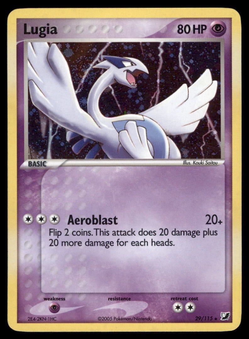 Lugia 29/115 Unseen Forces Pokemon Card Reverse Holo (1 of 2)