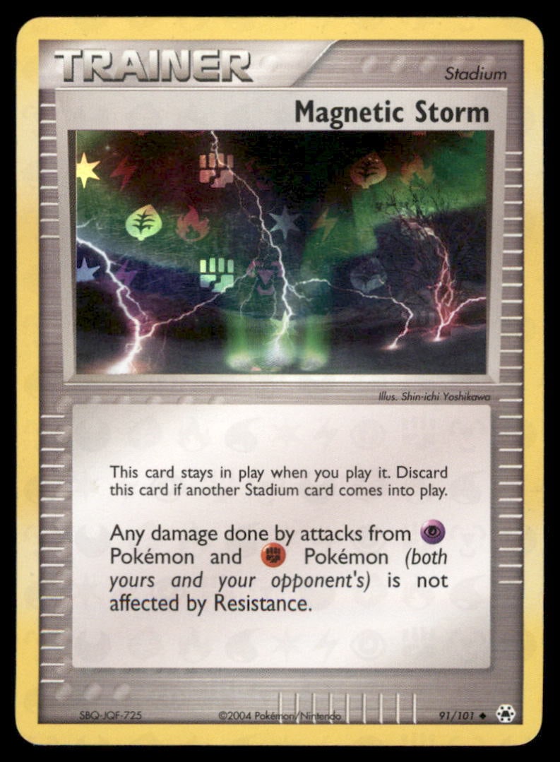 Magnetic Storm 91/101 Hidden Legends Pokemon Card Reverse Holo (1 of 2)