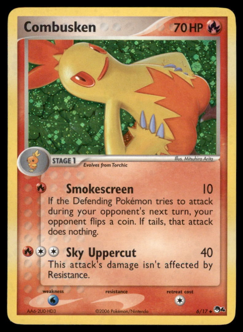 Combusken 6/17 POP Series 4 Pokemon Card Holo (1 of 2)