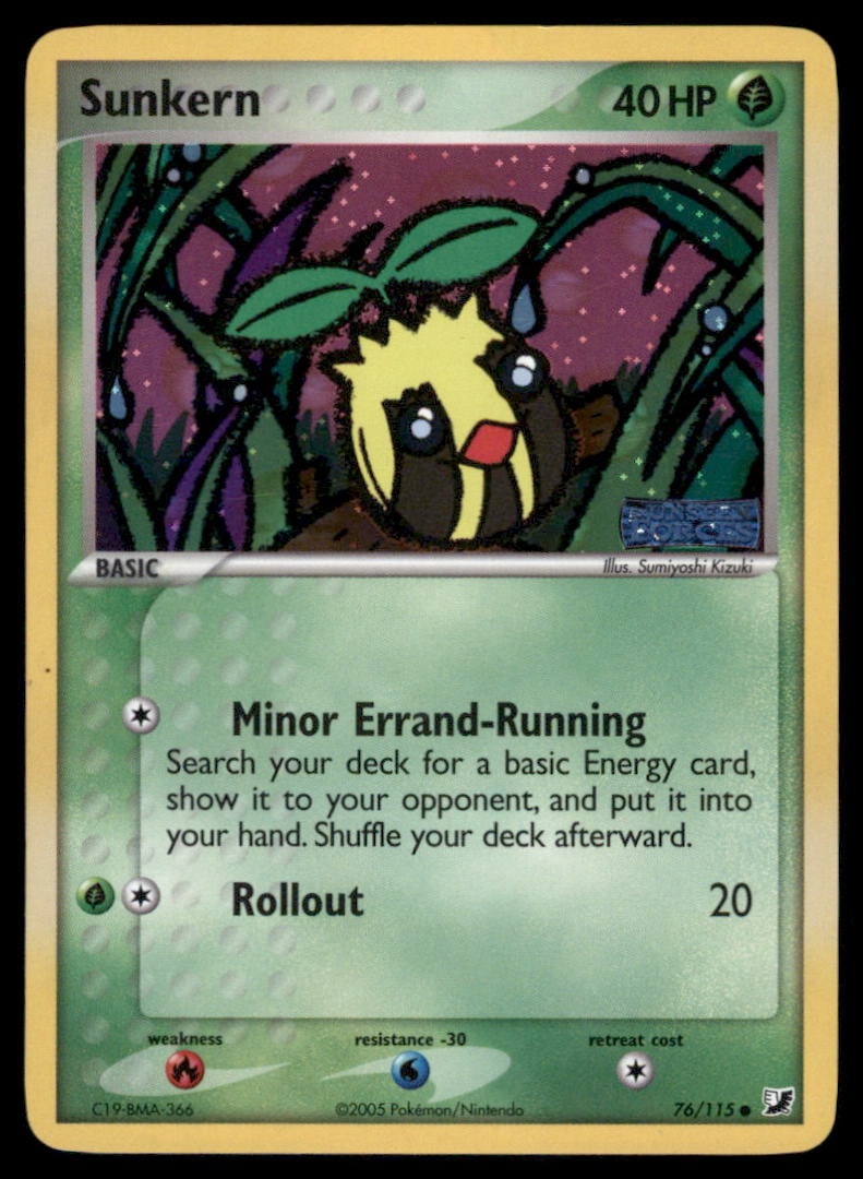 Sunkern 76/115 Unseen Forces Pokemon Card Reverse Holo (1 of 2)