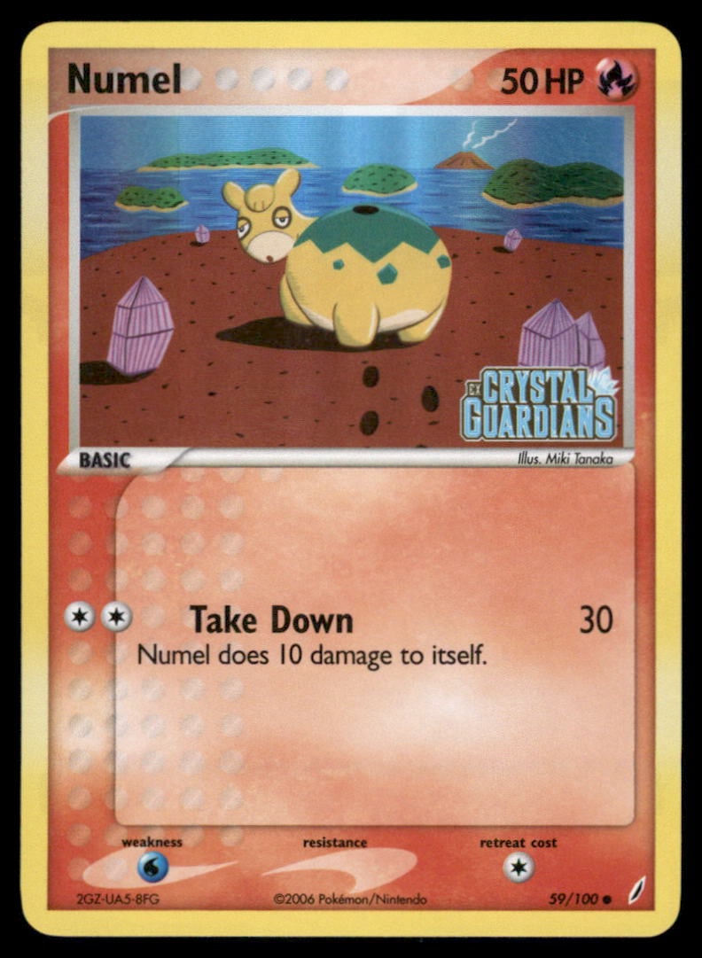 Numel 59/100 Crystal Guardians Pokemon Card Reverse Holo: We offer combined shipping on multiple items. Buyers may also arrange their own shipping. LiveShipping is a separate and independent option for shipping that is NOT a part of the auction house or thei