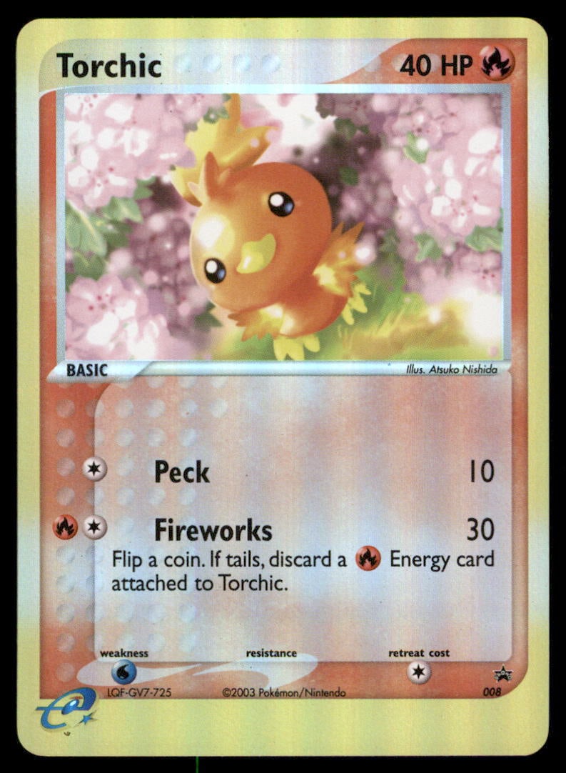 Torchic 008 Nintendo Black Star Promos Pokemon Card (1 of 2)