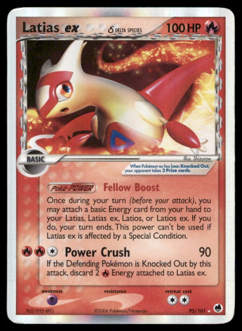 Latias ex 95/101 Holo Dragon Frontiers Pokemon Card Holo (1 of 2)