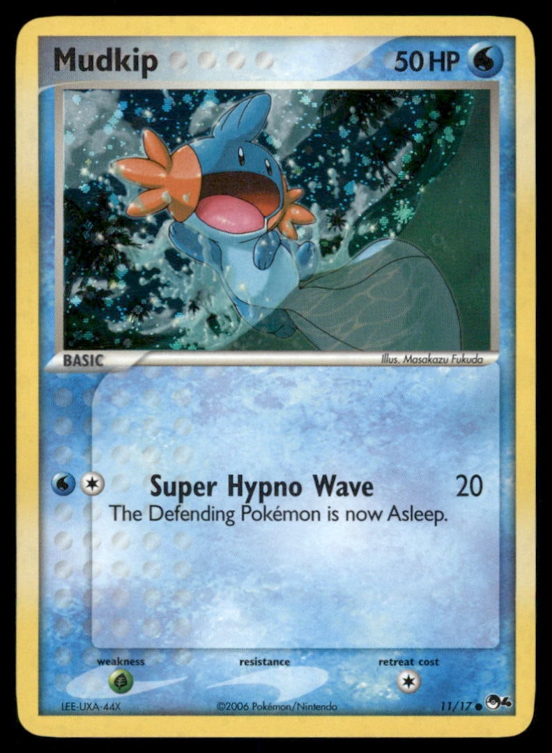 Mudkip 11/17 POP Series 4 Pokemon Card Holo (1 of 2)