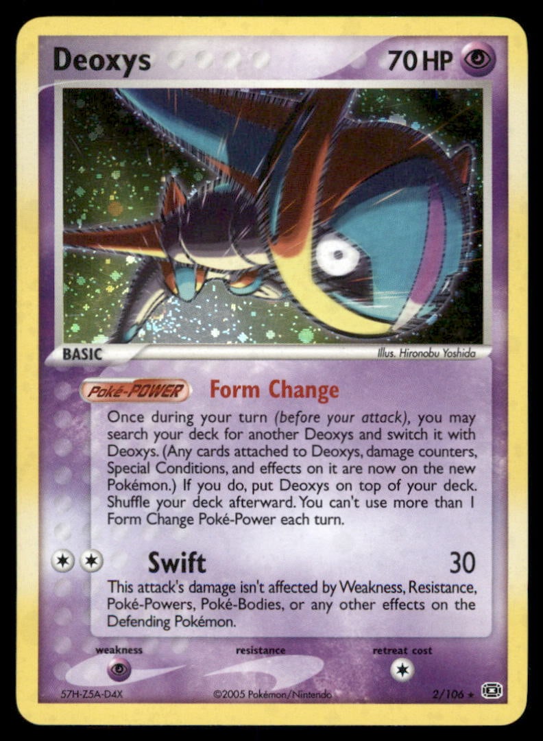 Deoxys 2/106 Holo Emerald Pokemon Card Holo (1 of 2)