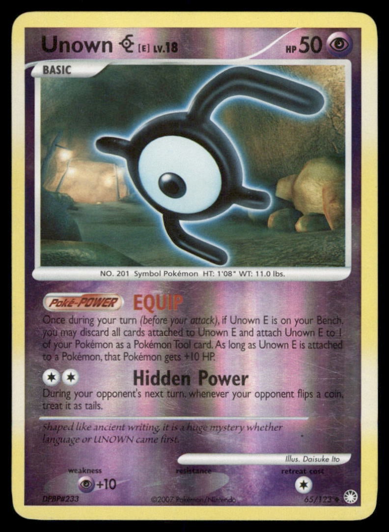Unown [E] 65/123 Mysterious Treasures Pokemon Card Reverse Holo: We offer combined shipping on multiple items. Buyers may also arrange their own shipping. LiveShipping is a separate and independent option for shipping that is NOT a part of the auction house or thei