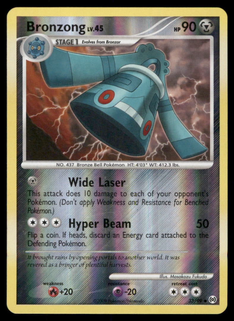 Bronzong 33/99 Arceus Pokemon Card Reverse Holo: We offer combined shipping on multiple items. Buyers may also arrange their own shipping. LiveShipping is a separate and independent option for shipping that is NOT a part of the auction house or thei