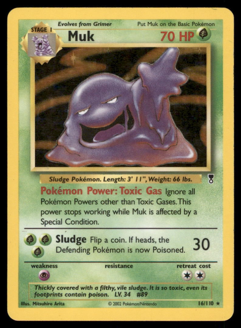Muk 16/110 Holo Legendary Collection Pokemon Card Holo: We offer combined shipping on multiple items. Buyers may also arrange their own shipping. LiveShipping is a separate and independent option for shipping that is NOT a part of the auction house or thei
