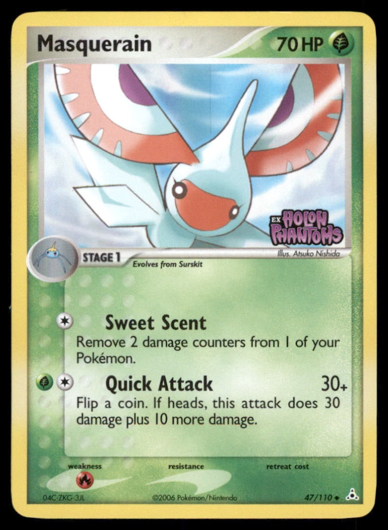 Masquerain 47/110 Holon Phantoms Pokemon Card Reverse Holo: We offer combined shipping on multiple items. Buyers may also arrange their own shipping. LiveShipping is a separate and independent option for shipping that is NOT a part of the auction house or thei