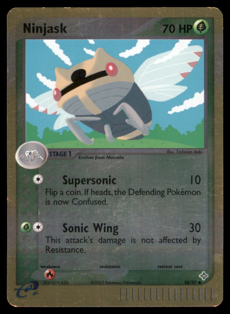Ninjask 38/97 Dragon Pokemon Card Reverse Holo: We offer combined shipping on multiple items. Buyers may also arrange their own shipping. LiveShipping is a separate and independent option for shipping that is NOT a part of the auction house or thei