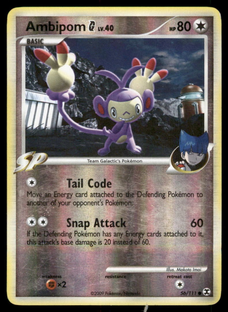Ambipom G 56/111 Rising Rivals Pokemon Card Reverse Holo: We offer combined shipping on multiple items. Buyers may also arrange their own shipping. LiveShipping is a separate and independent option for shipping that is NOT a part of the auction house or thei