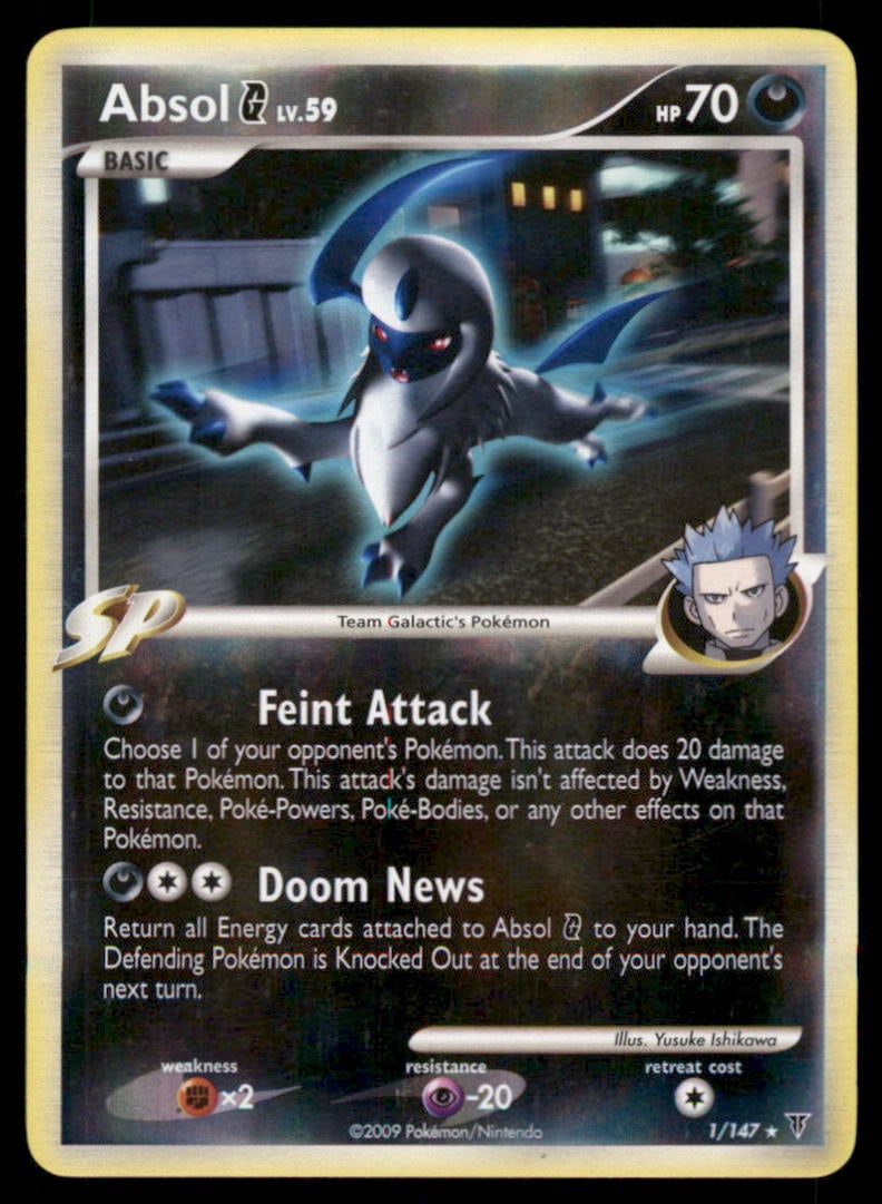 Absol G 1/147 Holo Supreme Victors Pokemon Card Holo (1 of 2)