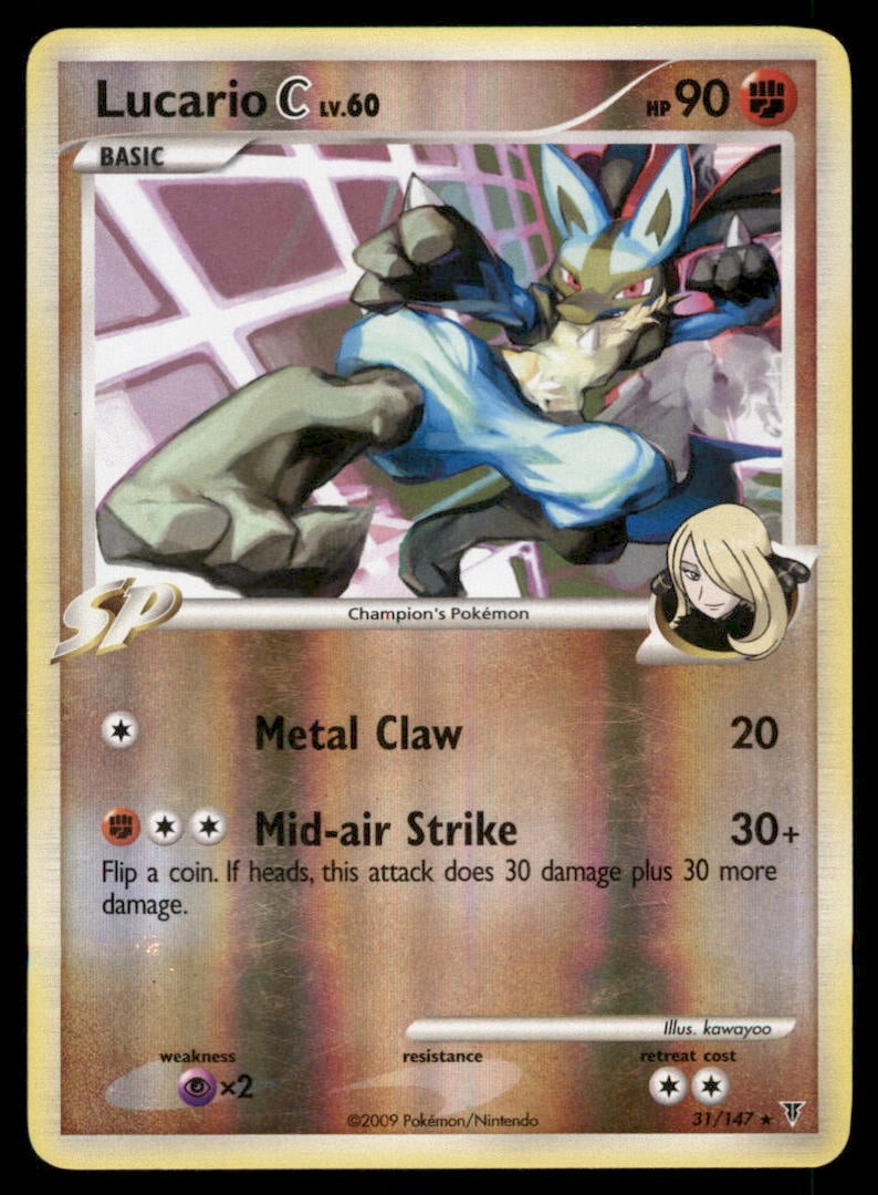 Lucario C 31/147 Supreme Victors Pokemon Card Reverse Holo (1 of 2)