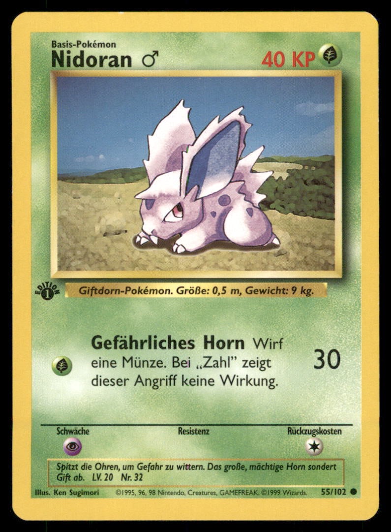 Nidoran M 55/102 Base Set Unlimited Pokemon Card: We offer combined shipping on multiple items. Buyers may also arrange their own shipping. LiveShipping is a separate and independent option for shipping that is NOT a part of the auction house or thei