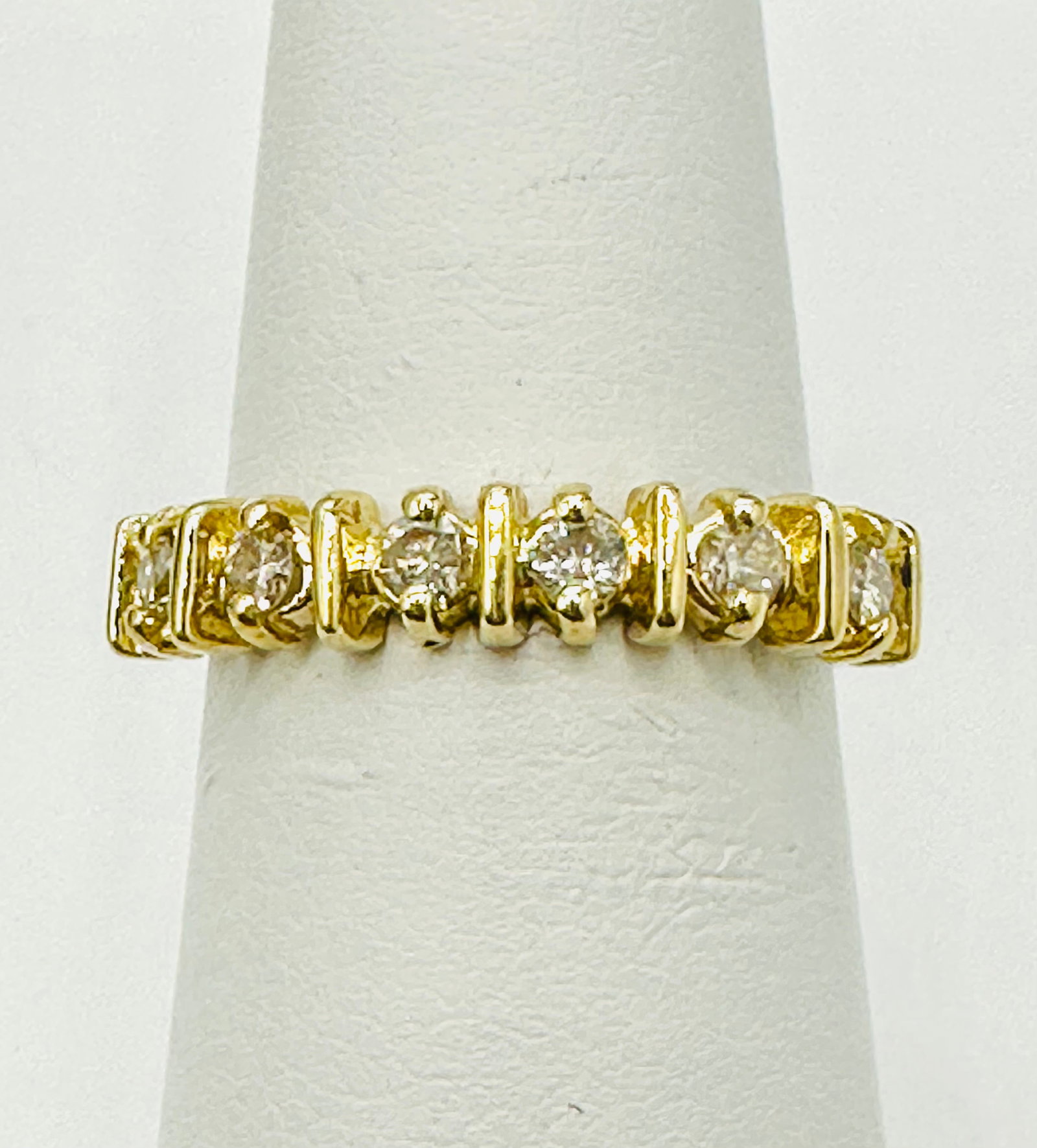 Natural Diamond Ring,14KT Yellow Gold # 2369 (1 of 4)