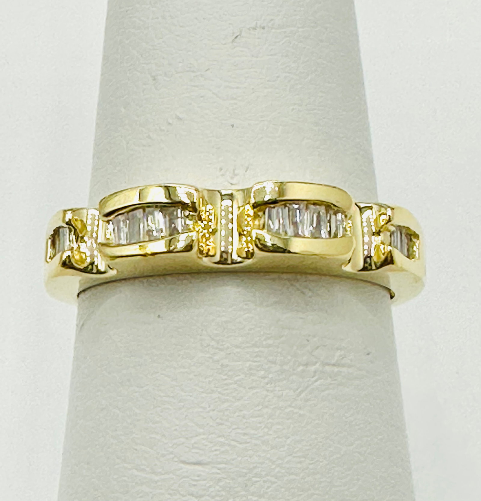 Natural Diamond Ring,14KT Yellow Gold # 2497 (1 of 4)