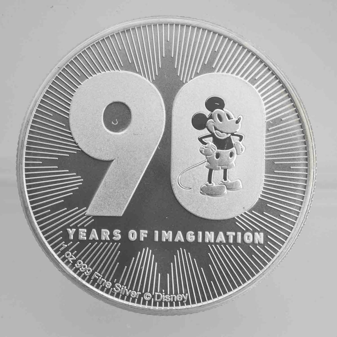 2018 Niue Disney 90 Year Anniversary Commemorative 1oz Silver Coin: MLC01391 Shipping: Buyer-arranged shipping: estimated cost: starts at $16.5, Plus $1 dollar for every $100 in value. Signature confirmation is recommended for high value invoice at cost of $5.5. Pleas
