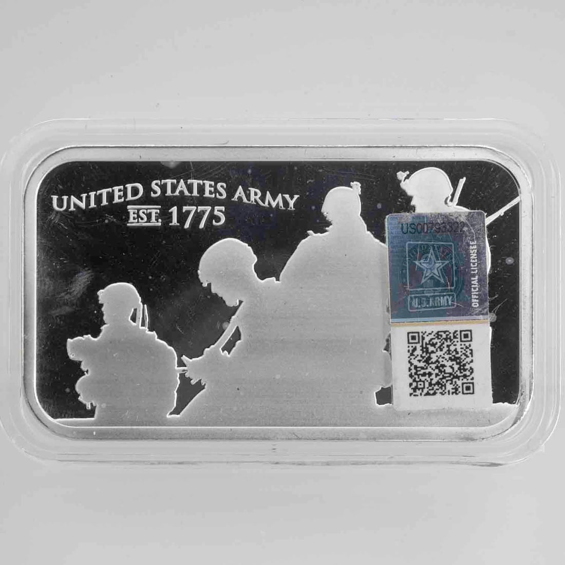 Official US Army 1oz Silver Bar: MLC01386 Shipping: Buyer-arranged shipping: estimated cost: starts at $16.5, Plus $1 dollar for every $100 in value. Signature confirmation is recommended for high value invoice at cost of $5.5. Pleas