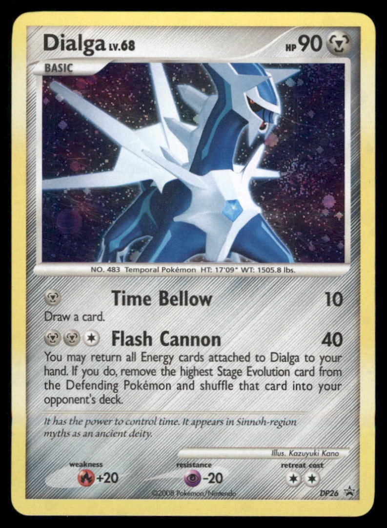 Dialga DP26 Holo Diamond and Pearl Promos Pokemon Card (1 of 2)