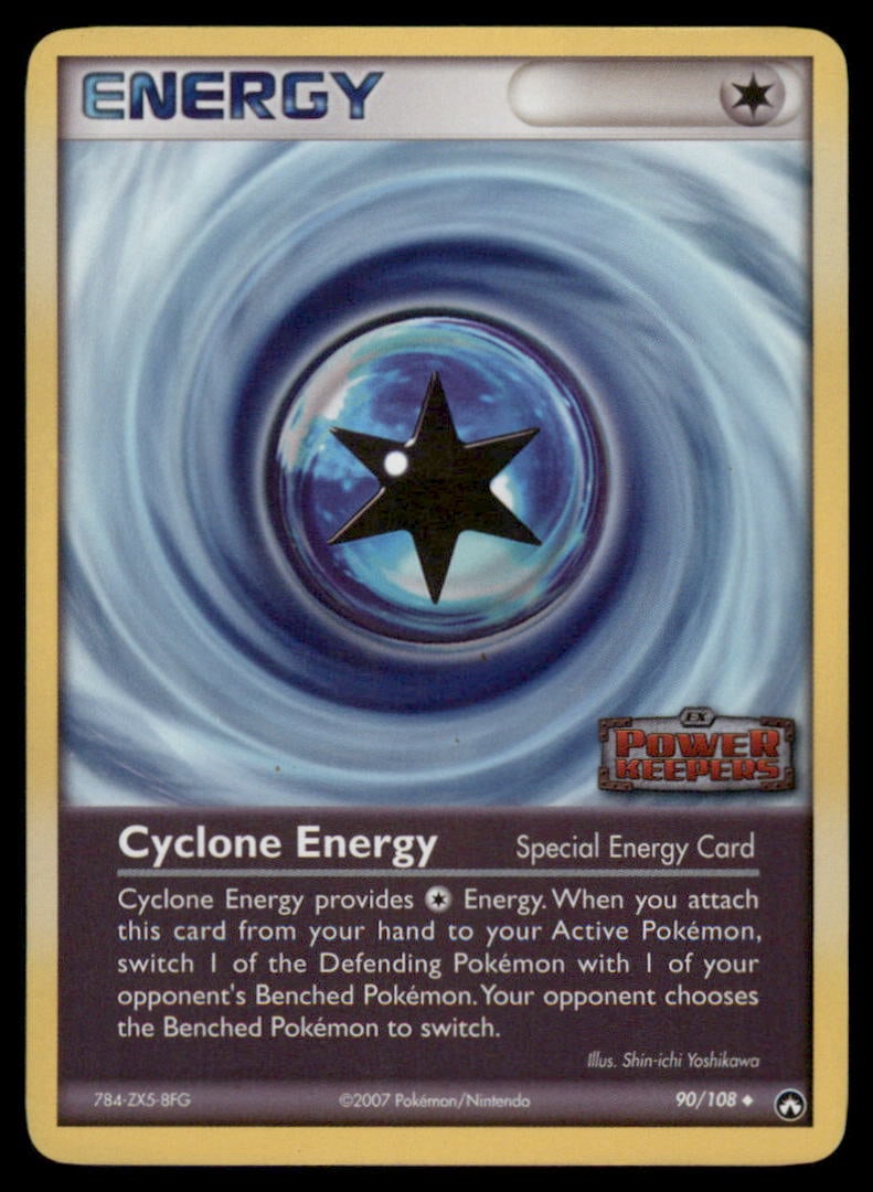 Cyclone Energy 90/108 Power Keepers Pokemon Card Reverse Holo: We offer combined shipping on multiple items. Buyers may also arrange their own shipping. LiveShipping is a separate and independent option for shipping that is NOT a part of the auction house or thei