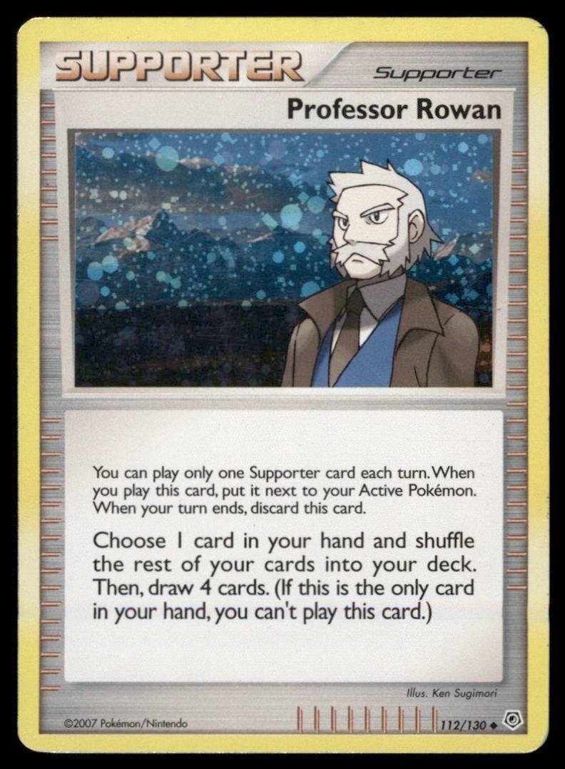 Professor Rowan 112/130 Diamond & Pearl Pokemon Card: We offer combined shipping on multiple items. Buyers may also arrange their own shipping. LiveShipping is a separate and independent option for shipping that is NOT a part of the auction house or thei