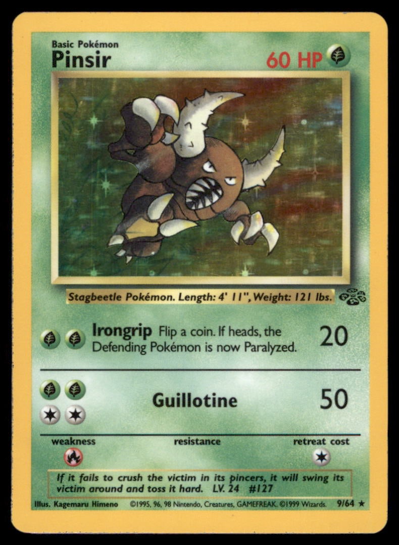 Pinsir 9/64 Jungle Pokemon Card Unlimited Holo: We offer combined shipping on multiple items. Buyers may also arrange their own shipping. LiveShipping is a separate and independent option for shipping that is NOT a part of the auction house or thei