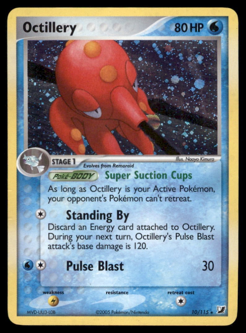 Octillery 10/115 Holo Unseen Forces Pokemon Card: We offer combined shipping on multiple items. Buyers may also arrange their own shipping. LiveShipping is a separate and independent option for shipping that is NOT a part of the auction house or thei