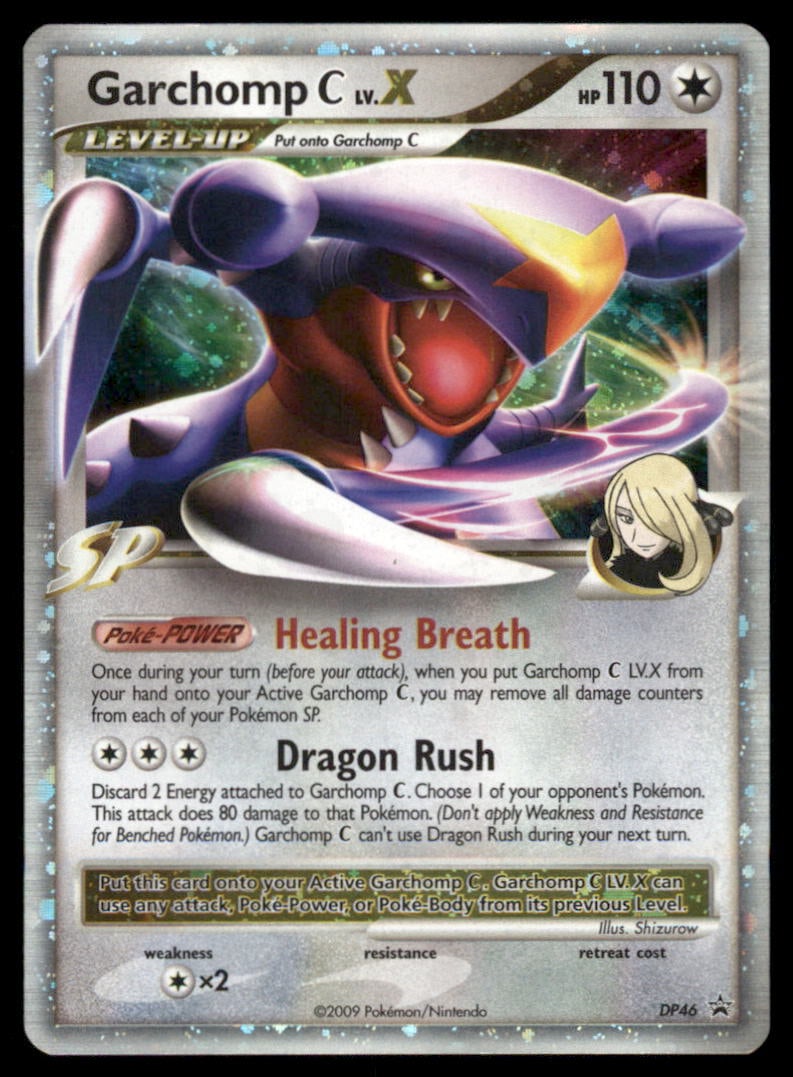 Garchomp C LV.X DP46 Holo Diamond and Pearl Promos Pokemon Card (1 of 2)