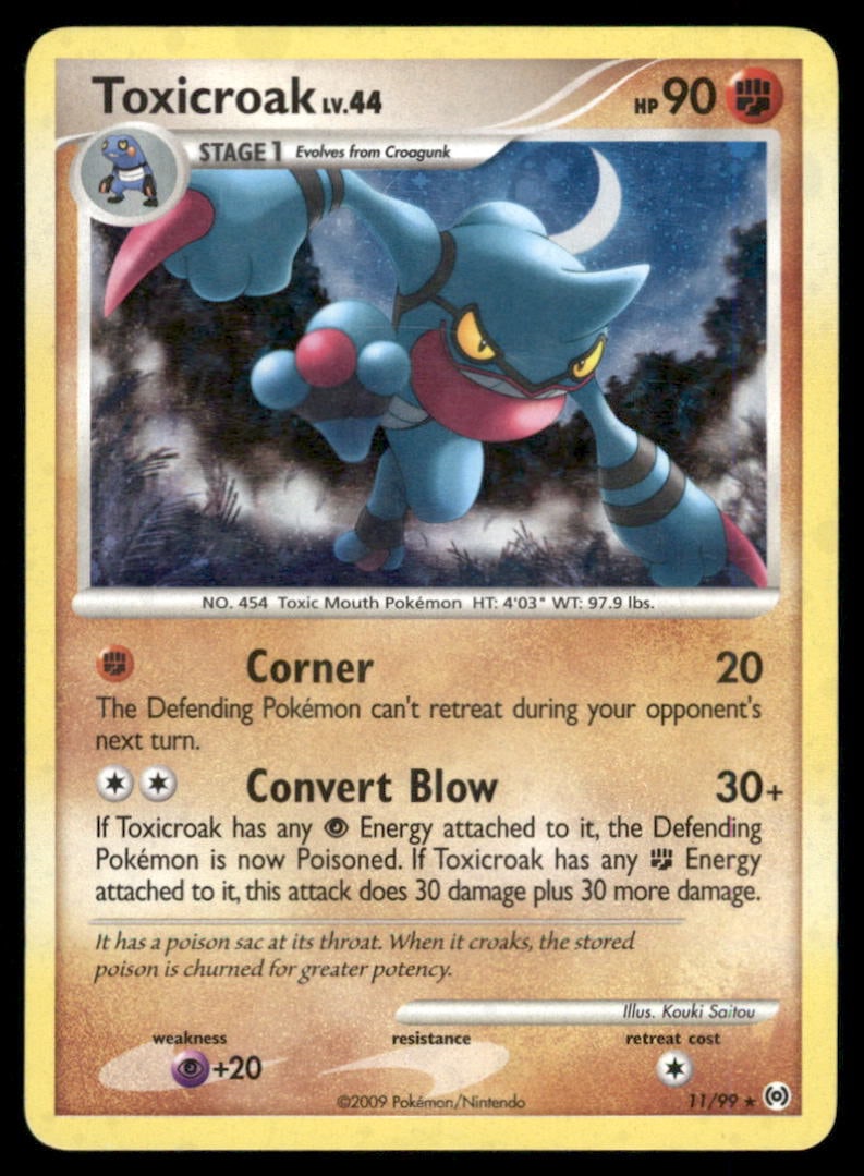 Toxicroak 11/99 Holo Arceus Pokemon Card: We offer combined shipping on multiple items. Buyers may also arrange their own shipping. LiveShipping is a separate and independent option for shipping that is NOT a part of the auction house or thei