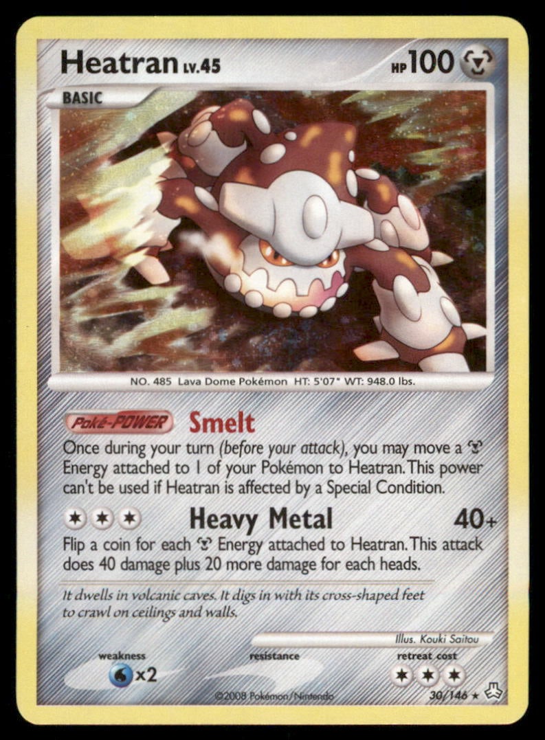 Heatran (DP Legends Awakened) 30/146 Holo Deck Exclusives Pokemon Card: We offer combined shipping on multiple items. Buyers may also arrange their own shipping. LiveShipping is a separate and independent option for shipping that is NOT a part of the auction house or thei