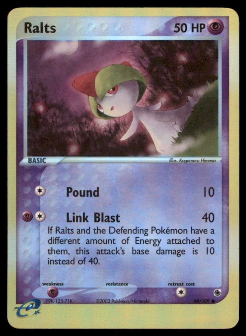 Ralts 68/109 Ruby & Sapphire Pokemon Card Reverse Holo: We offer combined shipping on multiple items. Buyers may also arrange their own shipping. LiveShipping is a separate and independent option for shipping that is NOT a part of the auction house or thei