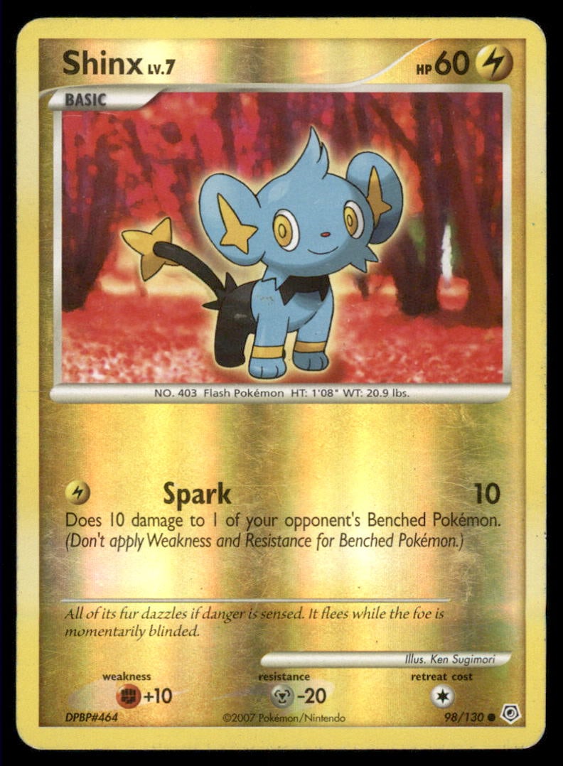 Shinx 98/130 Diamond & Pearl Pokemon Card Reverse Holo: We offer combined shipping on multiple items. Buyers may also arrange their own shipping. LiveShipping is a separate and independent option for shipping that is NOT a part of the auction house or thei
