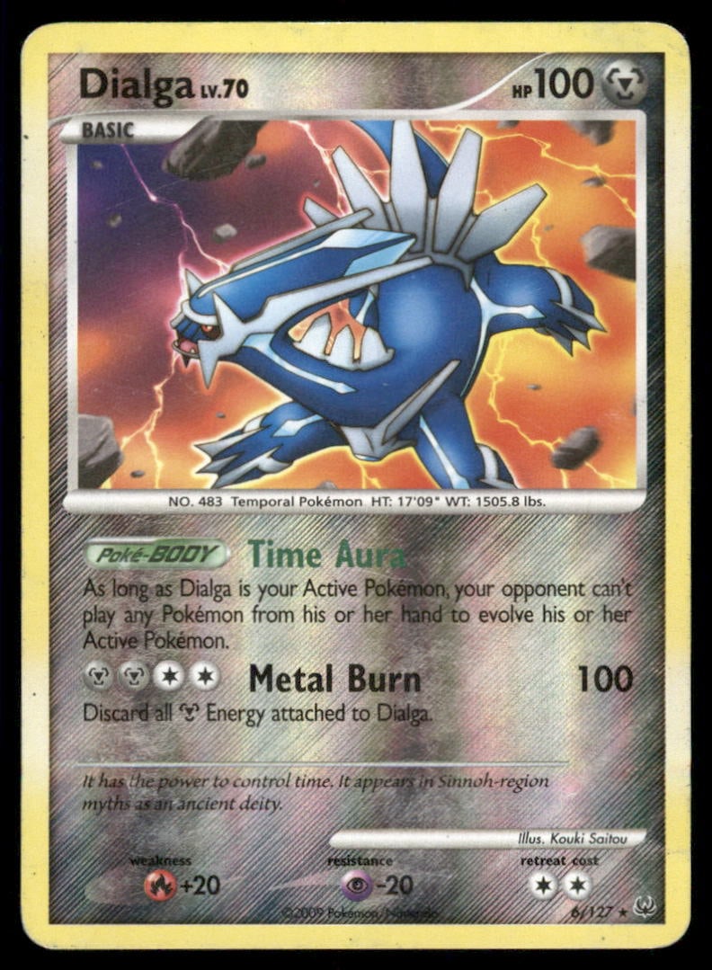 Dialga 6/127 Platinum Pokemon Card Reverse Holo (1 of 2)