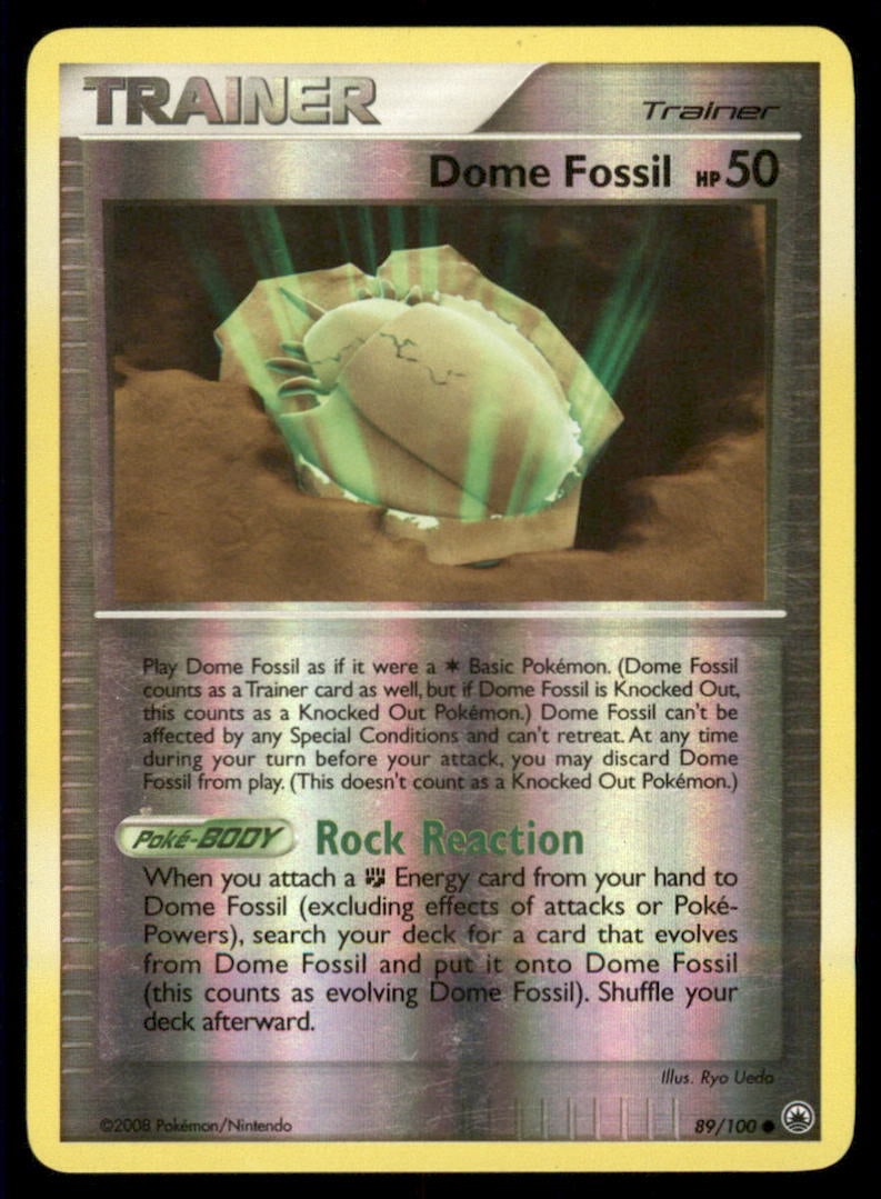 Dome Fossil 89/100 Majestic Dawn Pokemon Card Reverse Holo: We offer combined shipping on multiple items. Buyers may also arrange their own shipping. LiveShipping is a separate and independent option for shipping that is NOT a part of the auction house or thei