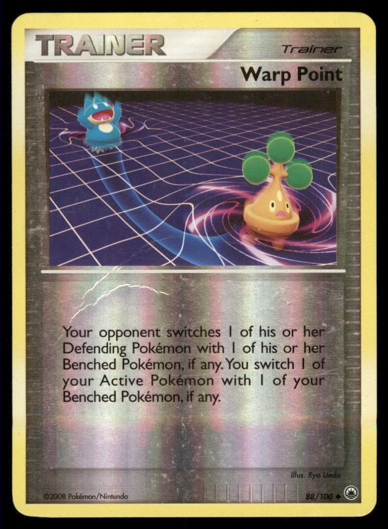 Warp Point 88/100 Majestic Dawn Pokemon Card Reverse Holo: We offer combined shipping on multiple items. Buyers may also arrange their own shipping. LiveShipping is a separate and independent option for shipping that is NOT a part of the auction house or thei
