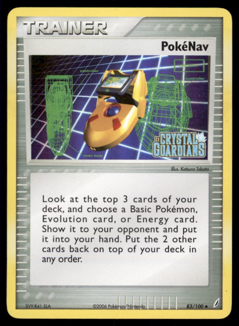 PokeNav 83/100 Crystal Guardians Pokemon Card Reverse Holo: We offer combined shipping on multiple items. Buyers may also arrange their own shipping. LiveShipping is a separate and independent option for shipping that is NOT a part of the auction house or thei