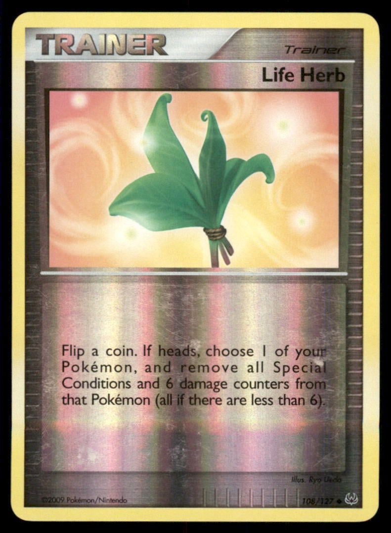 Life Herb 108/127 Platinum Pokemon Card Reverse Holo: We offer combined shipping on multiple items. Buyers may also arrange their own shipping. LiveShipping is a separate and independent option for shipping that is NOT a part of the auction house or thei