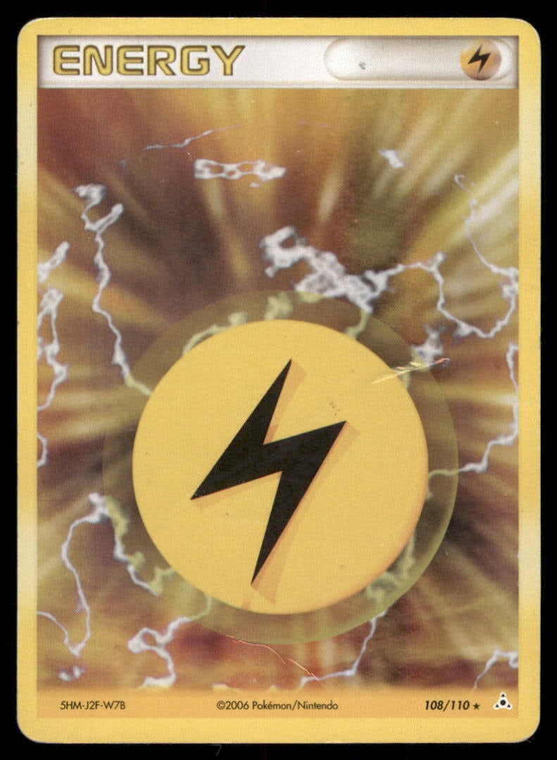 Lightning Energy 108/110 Holo Holon Phantoms Pokemon Card (1 of 2)