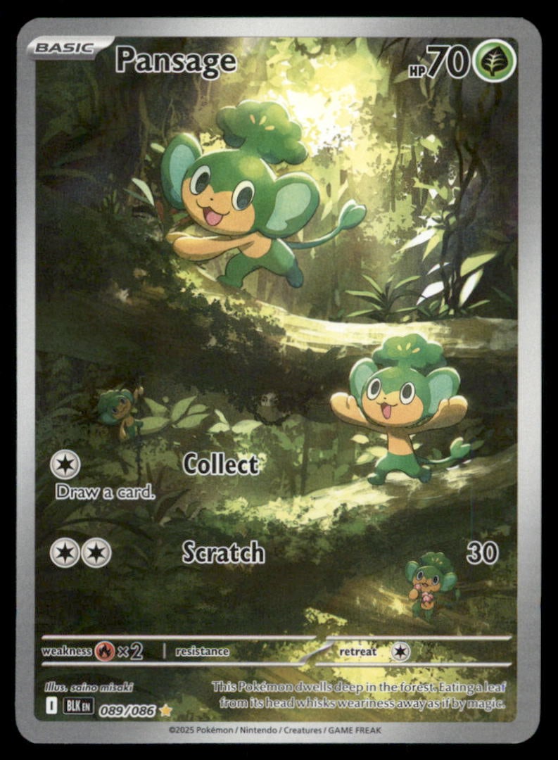 Pansage 089/086 Holo Black Bolt Pokemon Card: We offer combined shipping on multiple items. Buyers may also arrange their own shipping. LiveShipping is a separate and independent option for shipping that is NOT a part of the auction house or thei