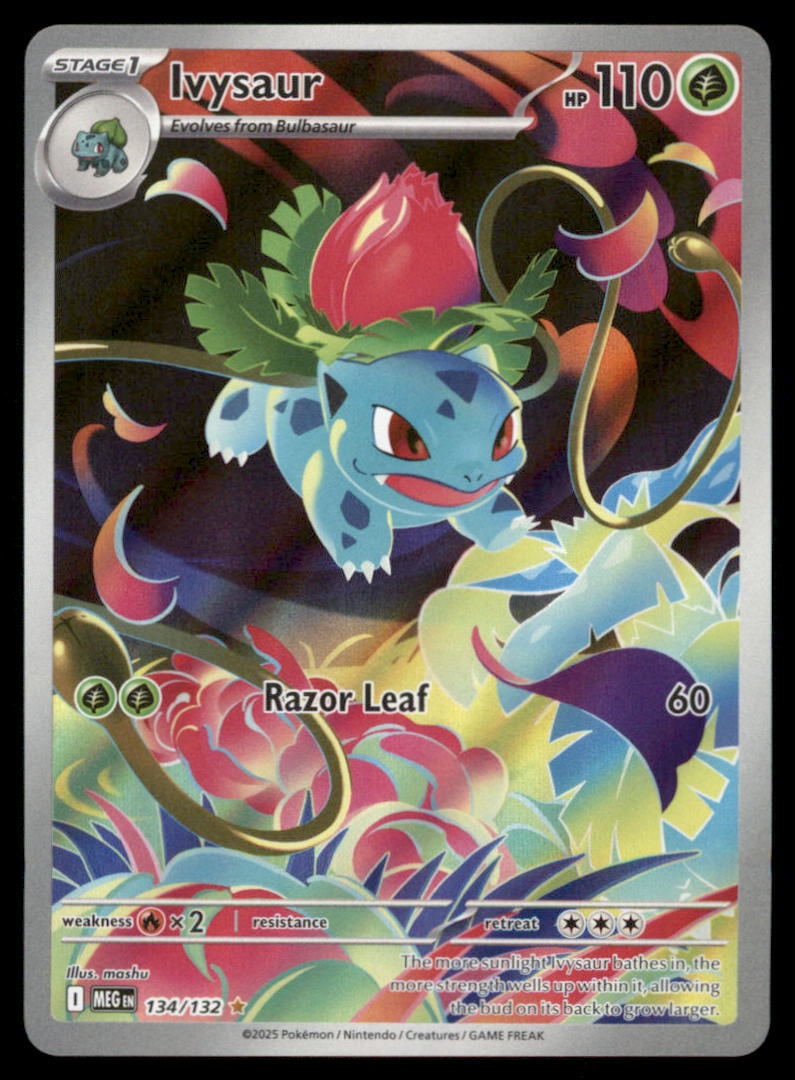 Ivysaur 134/132 Mega Evolution Pokemon Card Holo (1 of 2)